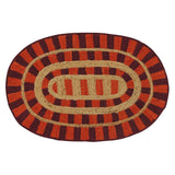 Fernanda Jute Mat - Crimson