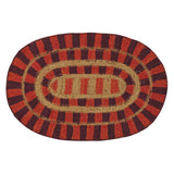 Fernanda Jute Mat - Crimson