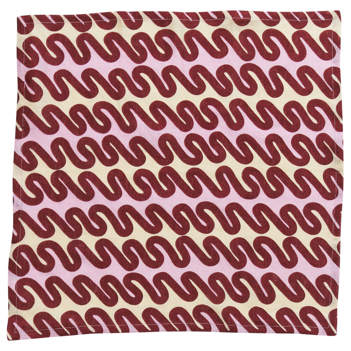 Lucia Napkin Set - Crimson