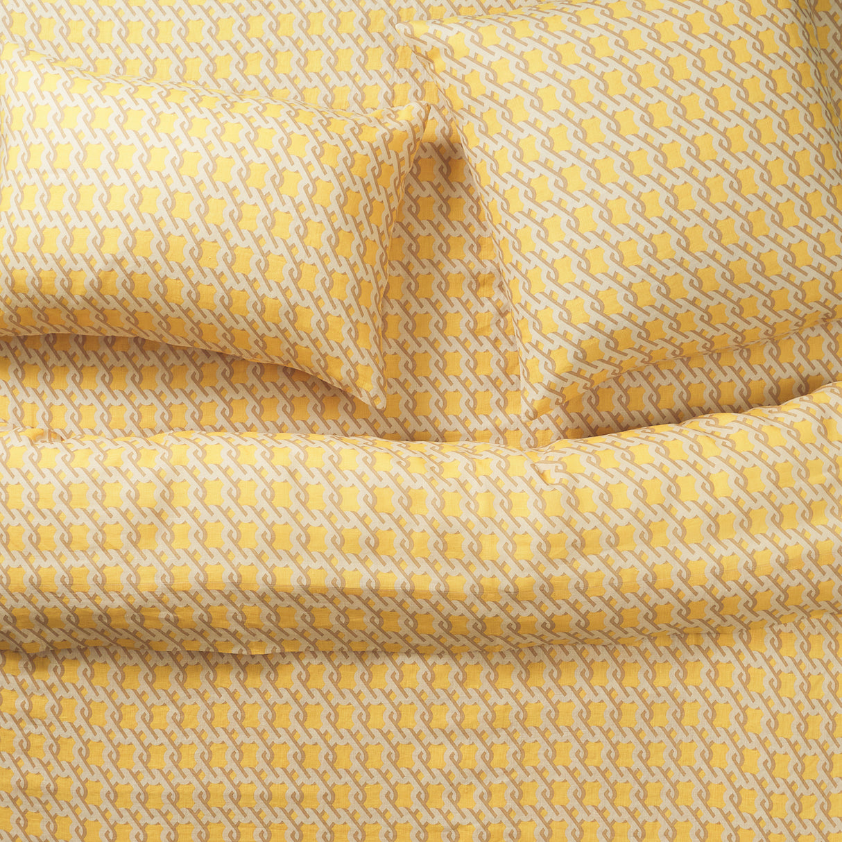 Maricela Linen Euro Pillowcase Set - Dune