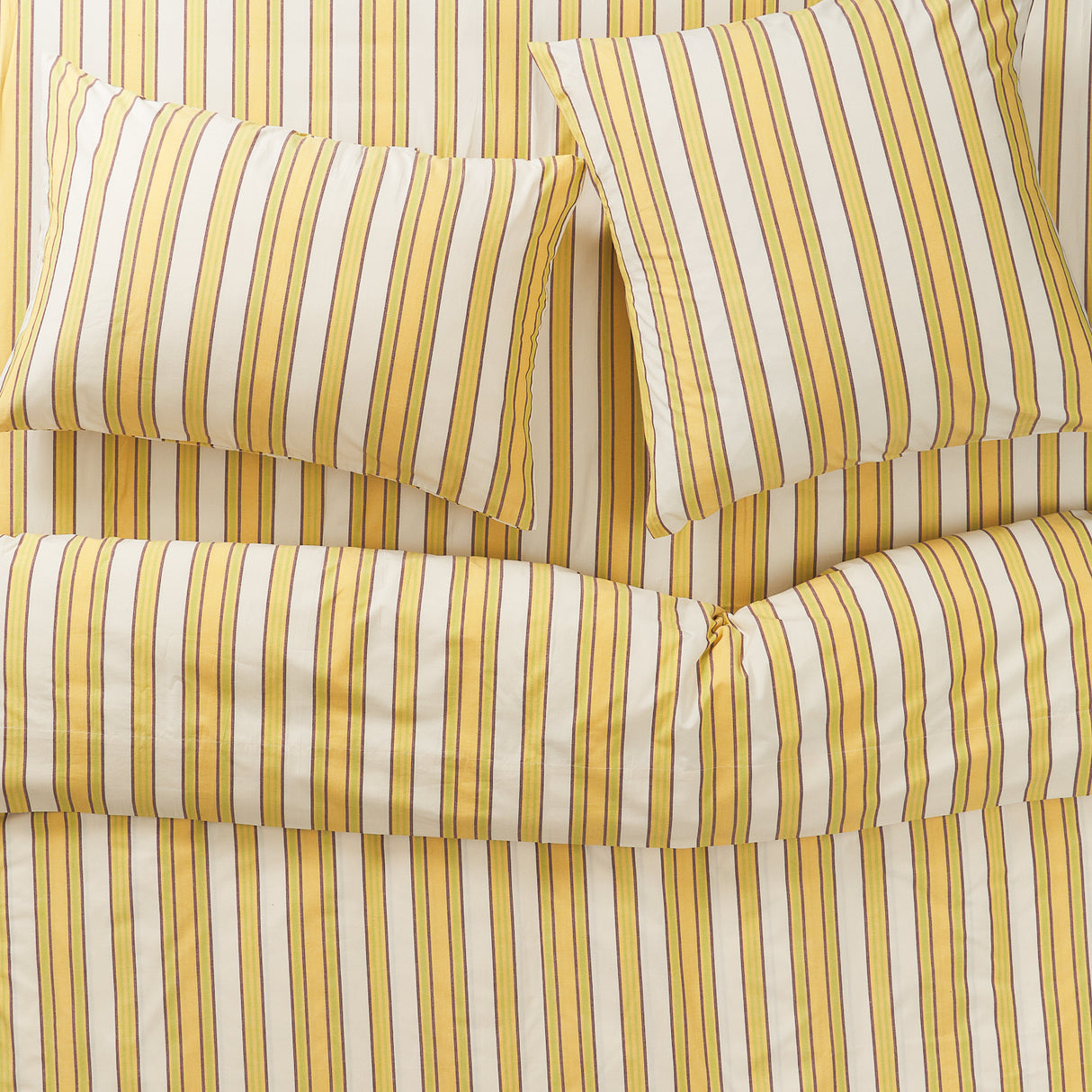 Selene Cotton Euro Pillowcase Set - Dune