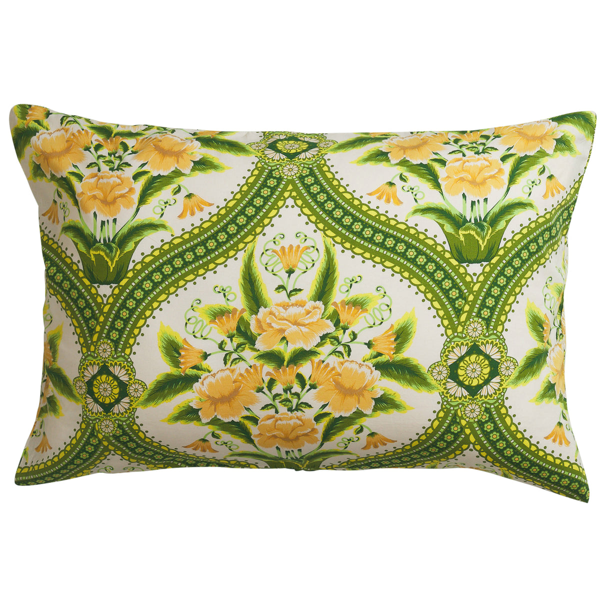 Margaret Cotton Pillowcase Set - La Palma Standard