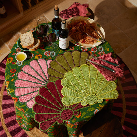 Mia Placemat Set - Key Lime