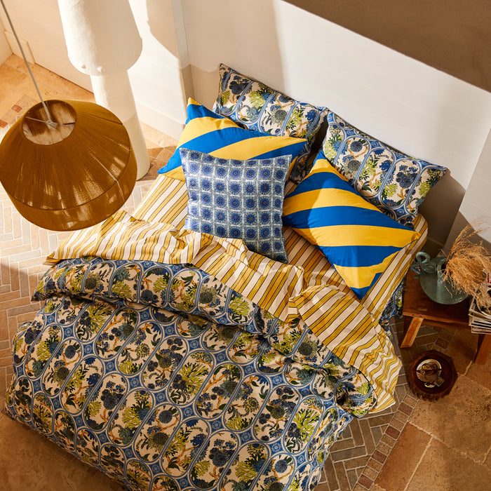 Naia Linen Quilt Cover - Pearl King Single/Double