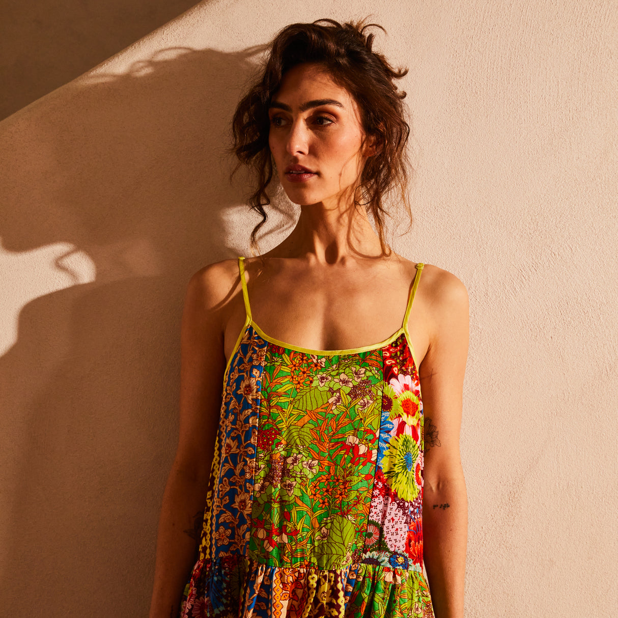 Claudia Patchwork Dress