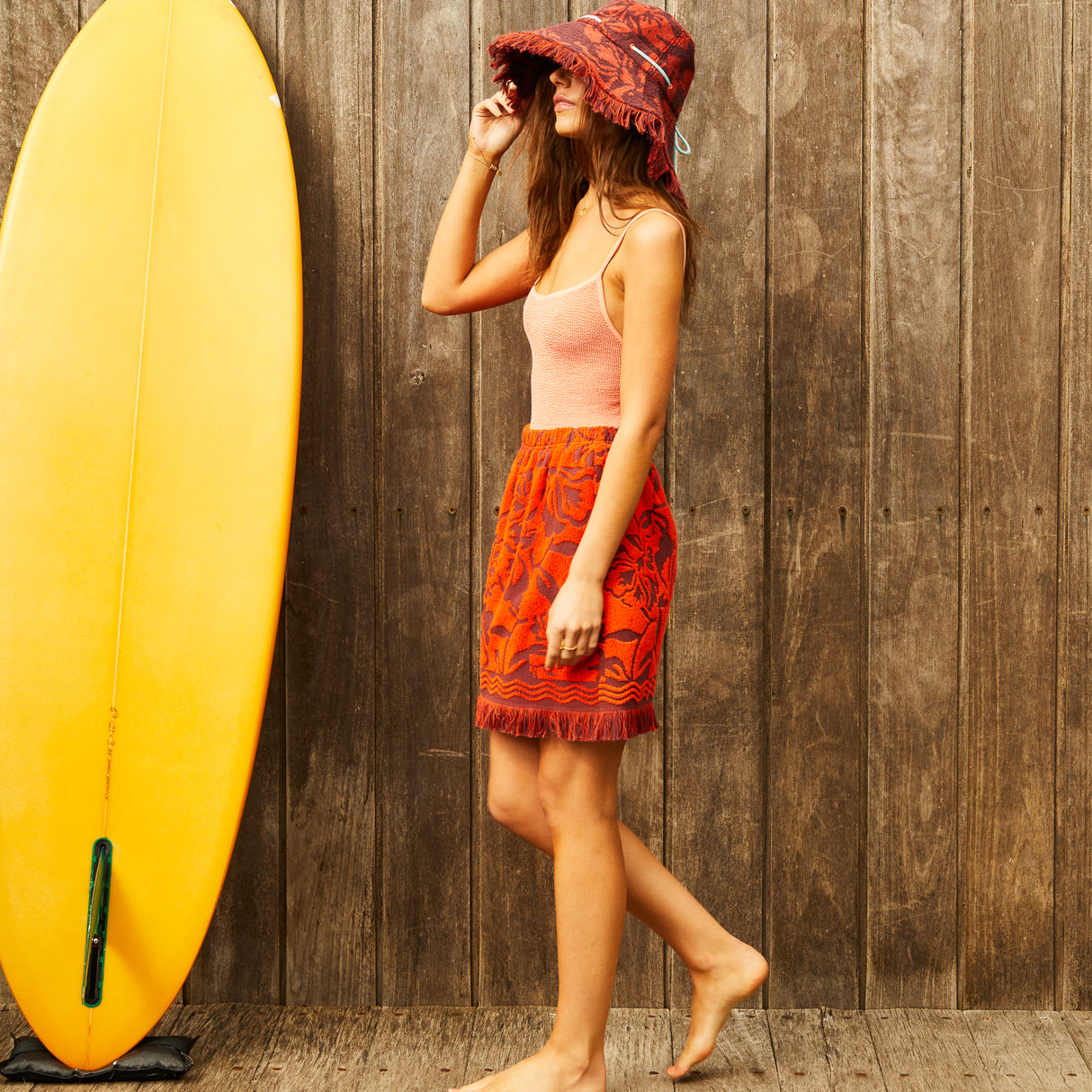 Rosalia Skirt - Flame