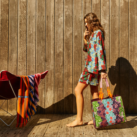 Leilani Tote Bag - Garnet