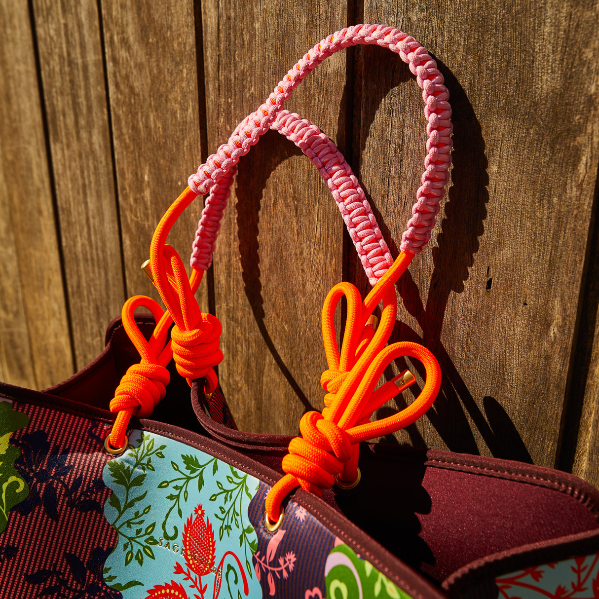 Leilani Tote Bag - Garnet