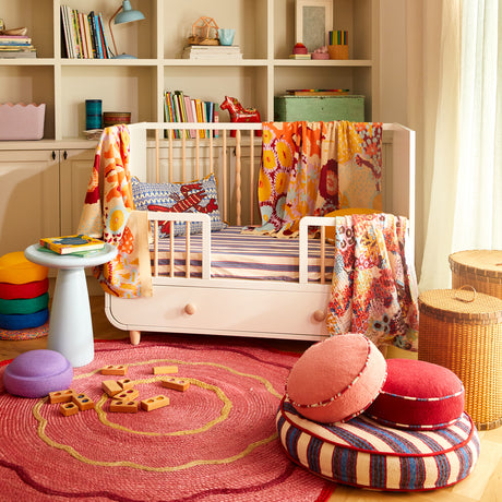 Alessa Jute Rug - Hibiscus