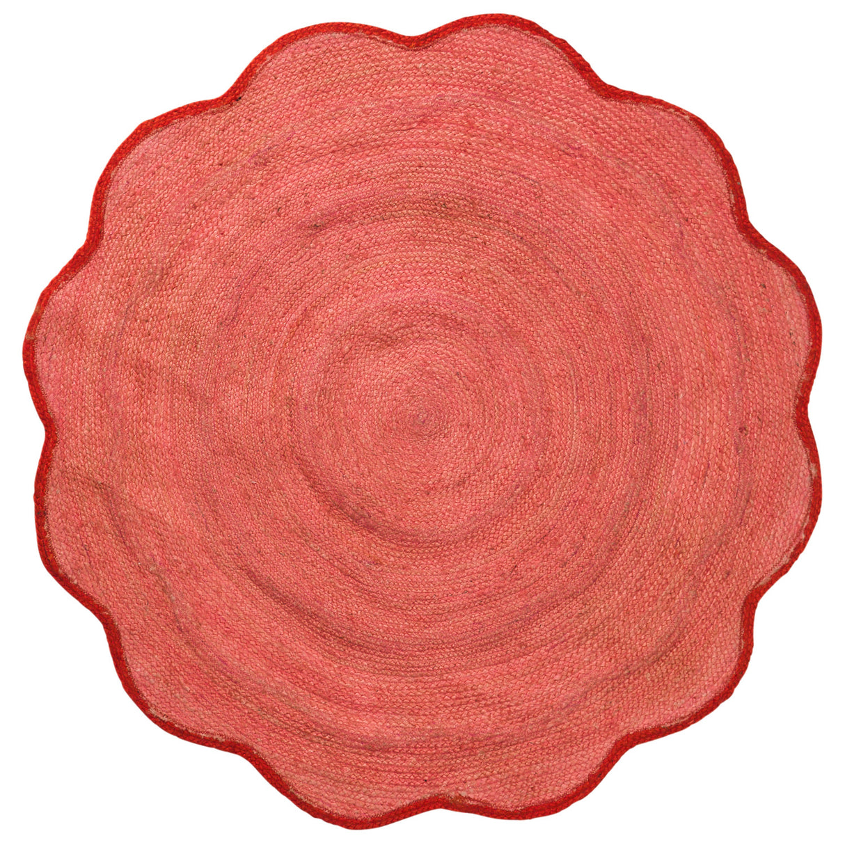 Alessa Jute Rug - Hibiscus