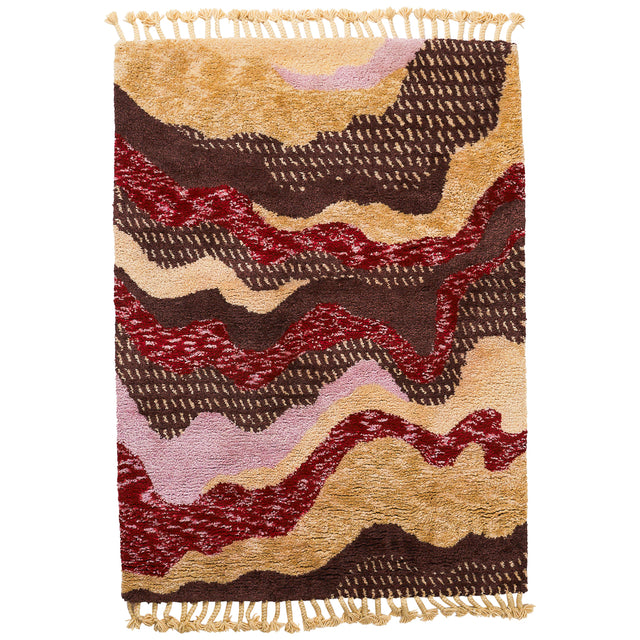 Normandie Tufted Rug - Garnet 150 x 210 cm