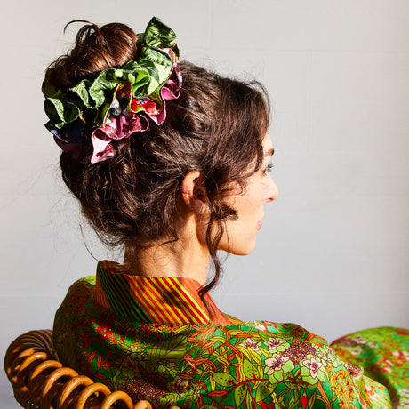 Delphine Silk Scrunchie Set