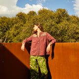 Vivianna Embroidered Shirt - Garnet