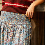 Lucia Maxi Skirt - Cerulean