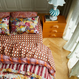Coralie Silk Pillowcase - Cerulean
