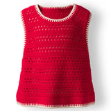 Natalina Kids Knit Top - Vermillion