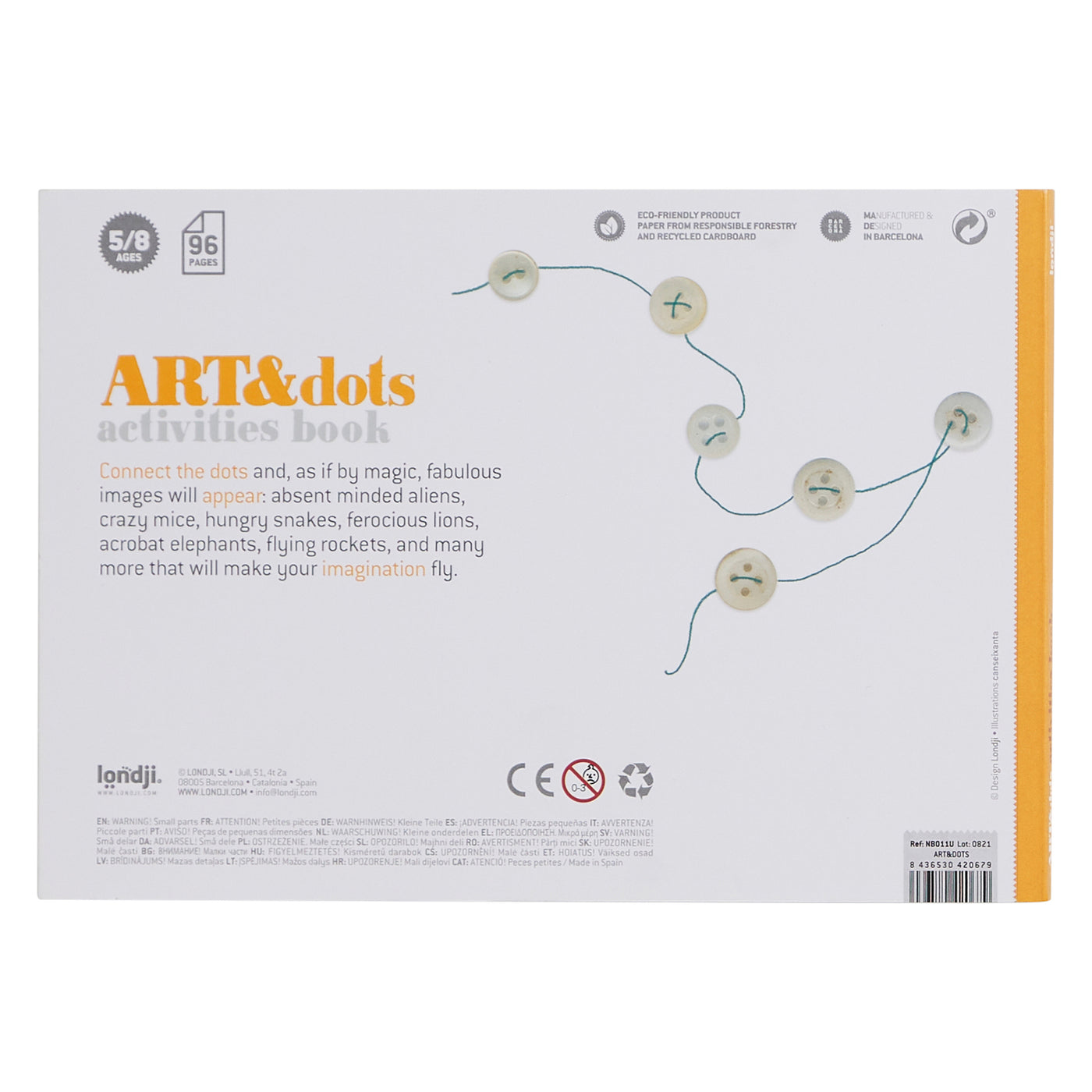 Londji Activity Book - Arts And Dots