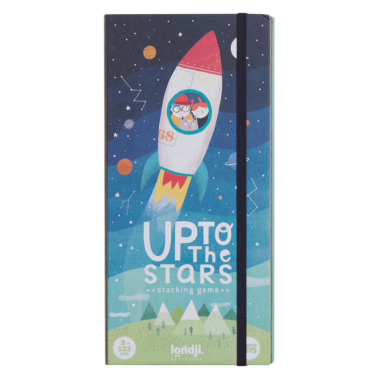 Londji Wooden Stacking Toy - Up To The Stars