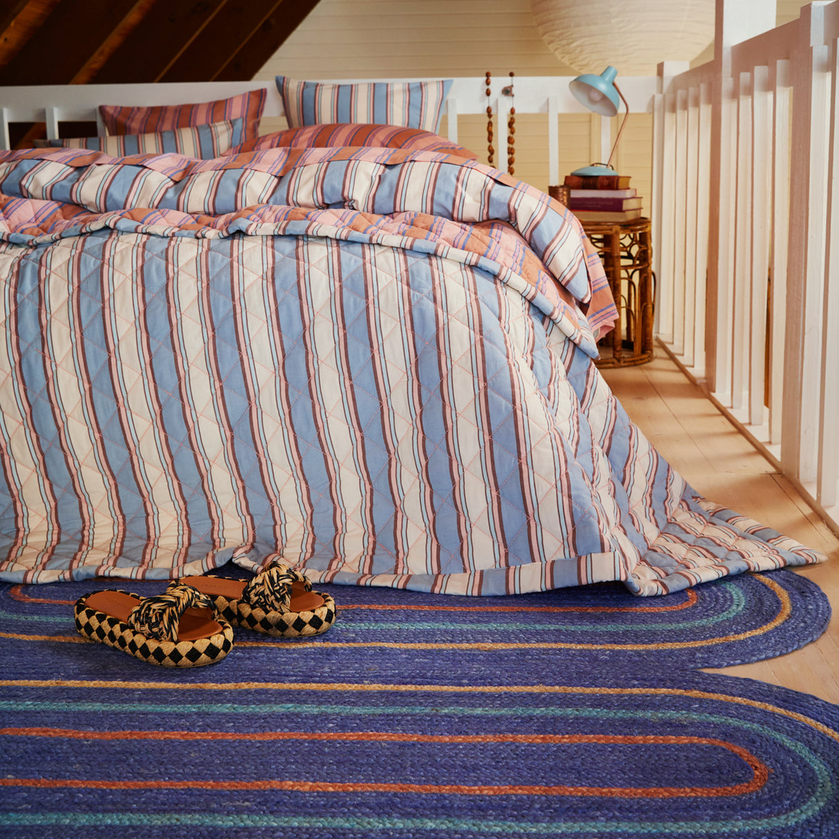 Samode Stripe Coverlet