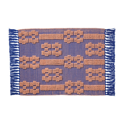 Sawa Cotton Mat - Ultramarine