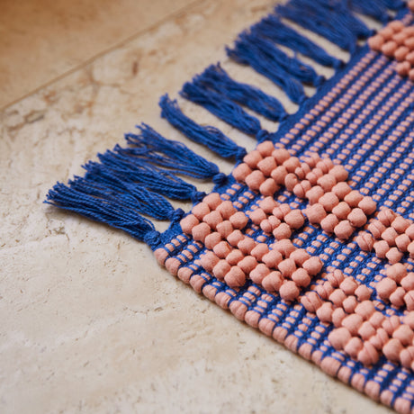 Sawa Cotton Mat - Ultramarine