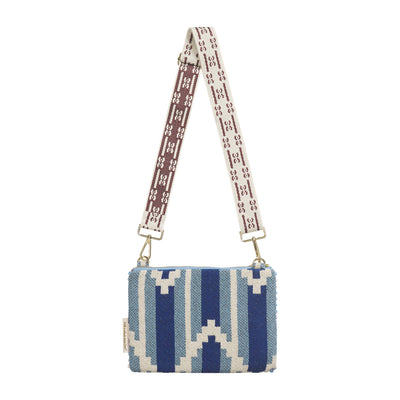 Anvi Beaded Clutch - Blue Jean