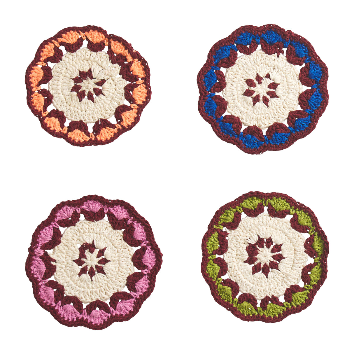 Hema Crochet Coaster Set