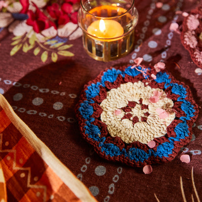 Hema Crochet Coaster Set