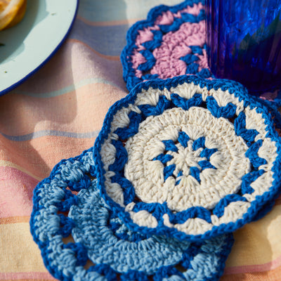 Aditi Crochet Coaster Set