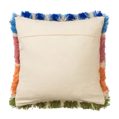 Aloki Shag Cushion - Rosewater Feather Insert