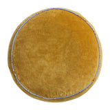 Castilo Round Velvet Cushion - Ginger Feather Insert