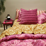 Amata Velvet Cushion - Rosewater Feather Insert