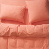 Bundi Cotton Euro Pillowcase Set - Rosewater