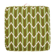 Nisha Woven Floor Cushion - Palm