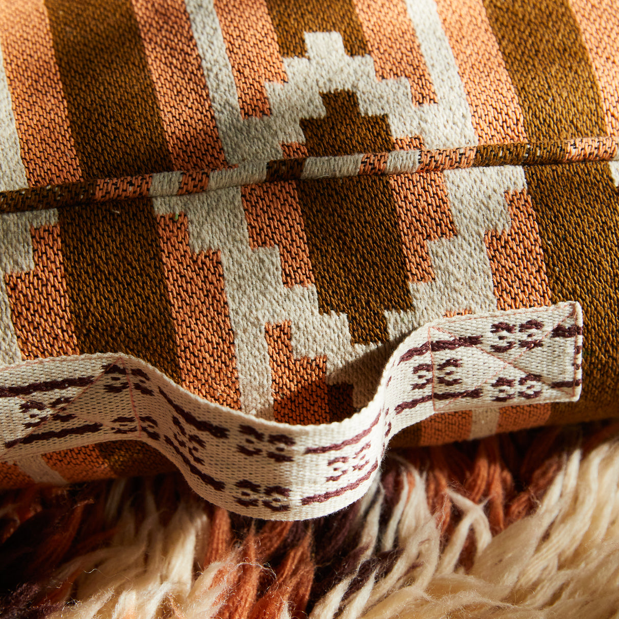 Nisha Woven Floor Cushion - Desert