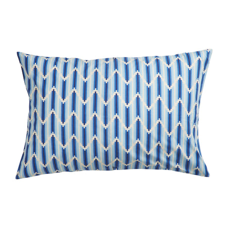 Nisha Cotton Pillowcase Set - Blue Jean