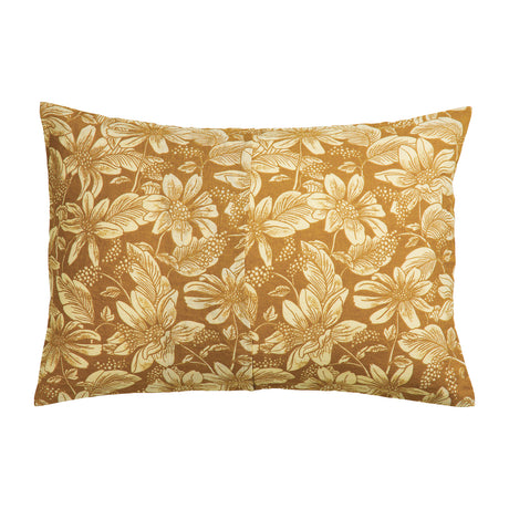 Amrita Linen Pillowcase Set - Ginger Standard