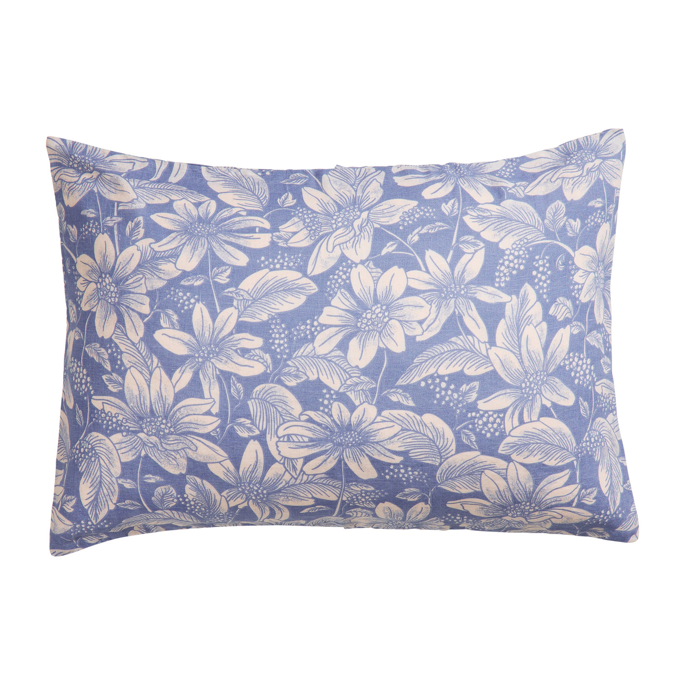 Amrita Linen Pillowcase Set - Smoke Standard