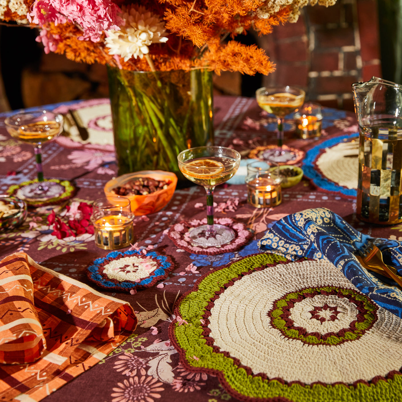 Hema Crochet Placemat Set