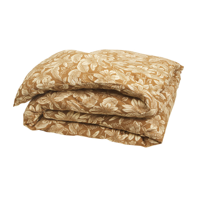 Amrita Linen Quilt Cover - Ginger Single