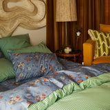 Bundi Cotton Quilt Cover - Palm Single