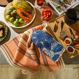 Ishani Stripe Tea Towel - Desert