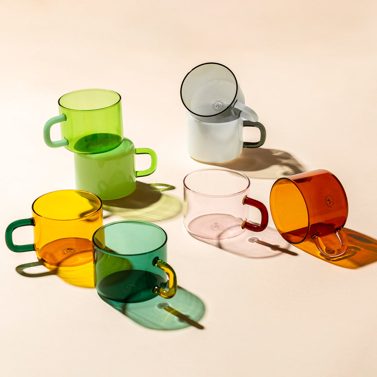 Cha Mug Set - Rose Sunset