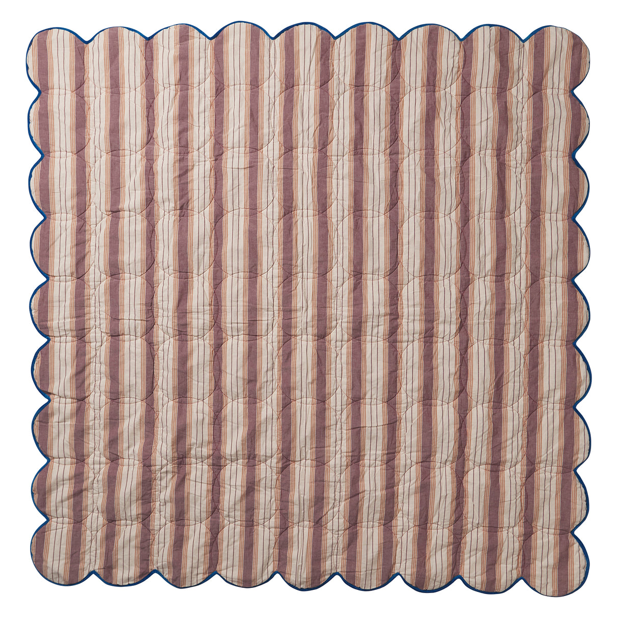 Evette Scalloped Quilted Coverlet