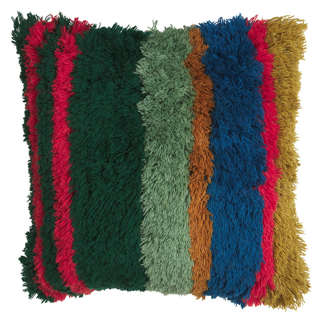 Henri Shag Cushion - Forest Cover Only