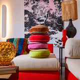 Castilo Round Velvet Cushion - Copper Cover Only