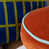 Castilo Round Velvet Cushion - Copper Cover Only