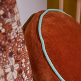 Castilo Round Velvet Cushion - Copper Cover Only