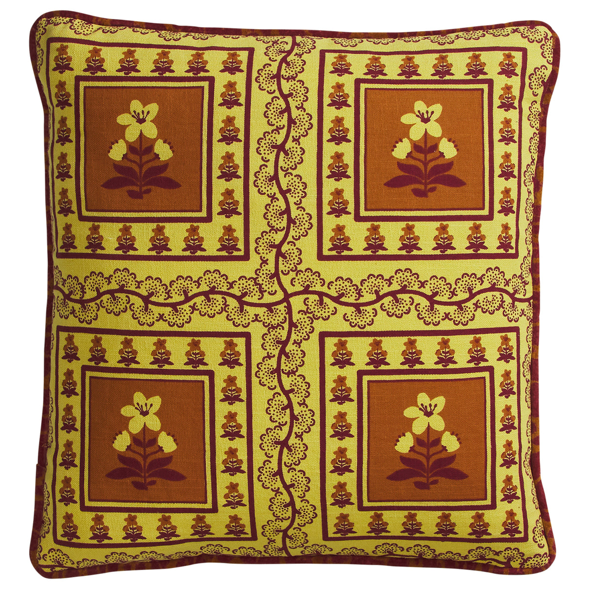 Claire Reversible Cushion - Mustard Cover Only
