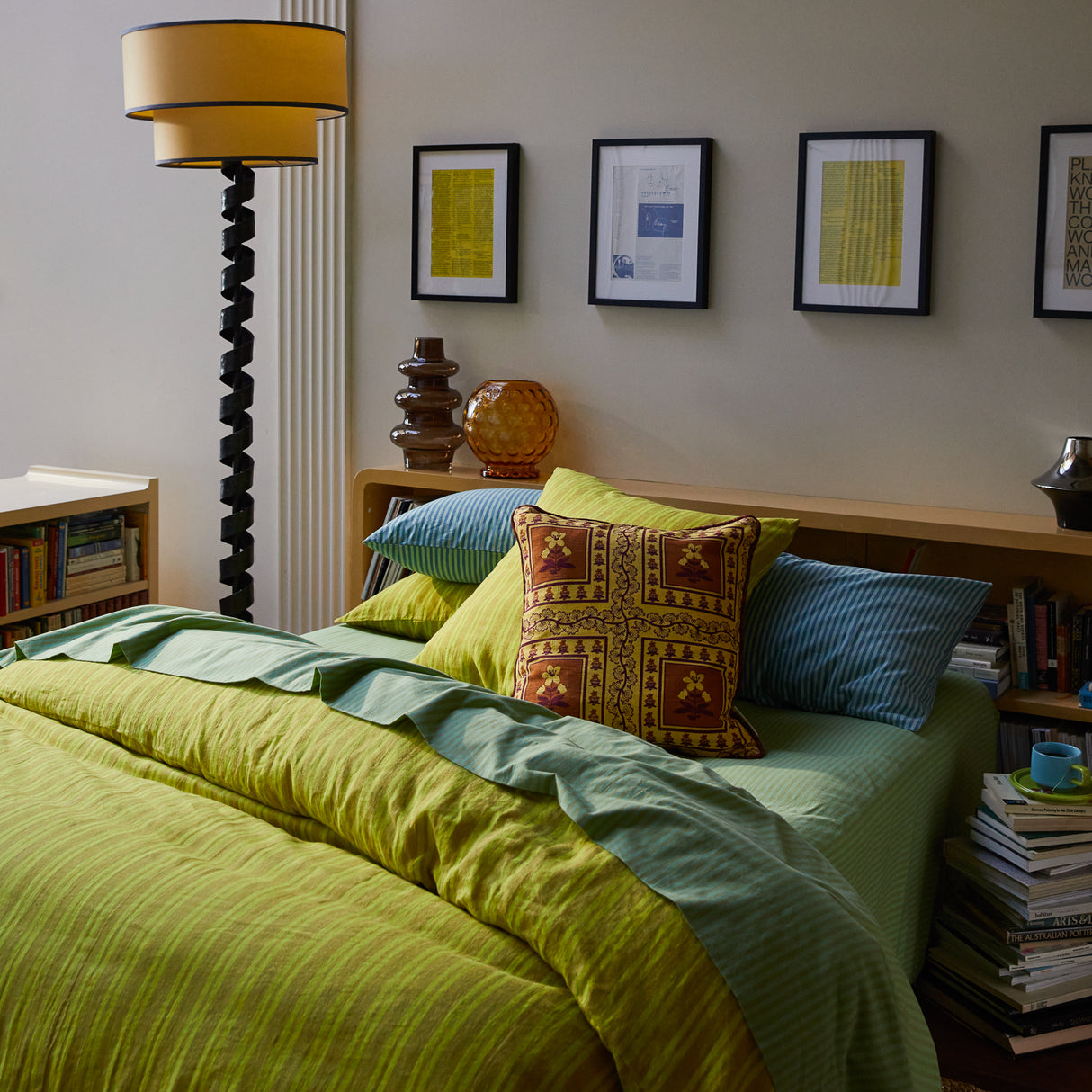 Claire Reversible Cushion - Mustard Cover Only